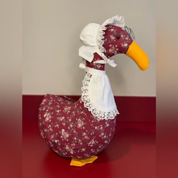 Mother Goose, Hand Sewn Cottagecore Plush, Fairytale Folk Art Doll - Picture 3 of 5